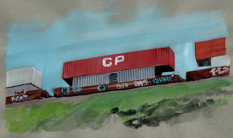 CP Container from below